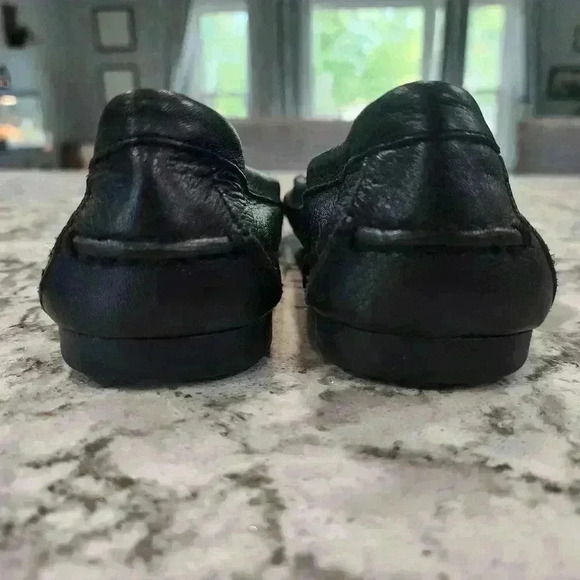 VINTAGE COACH BLACK PENNY LOAFERS FLATS SHOES PREPPY "OPAL" SZ 7 B - Picture 4 of 6